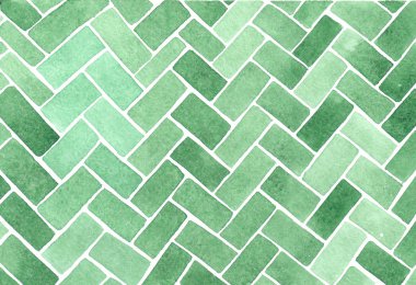 suluboya balıksırtı yeşil desen