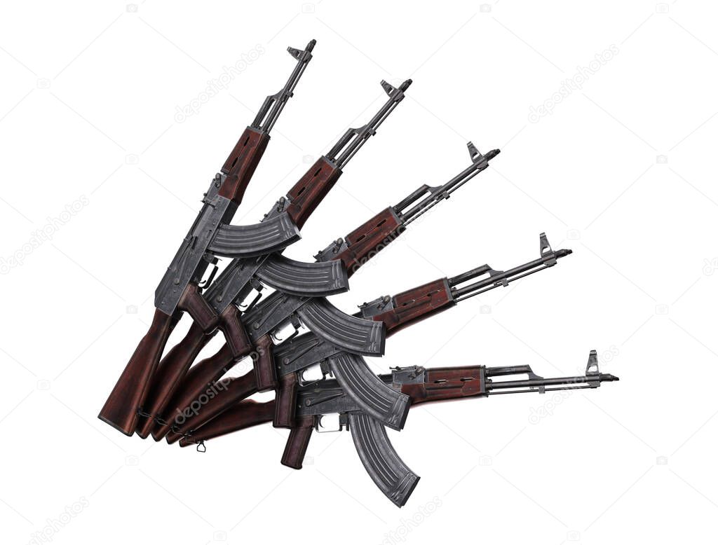 AK 47 10 metal