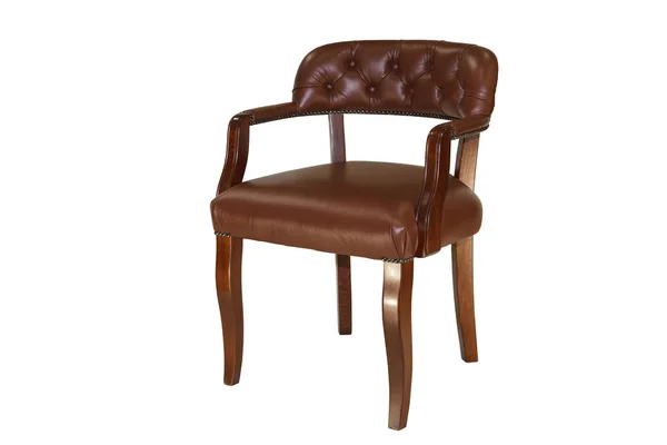 kahverengi deri oyma güzel koltuk