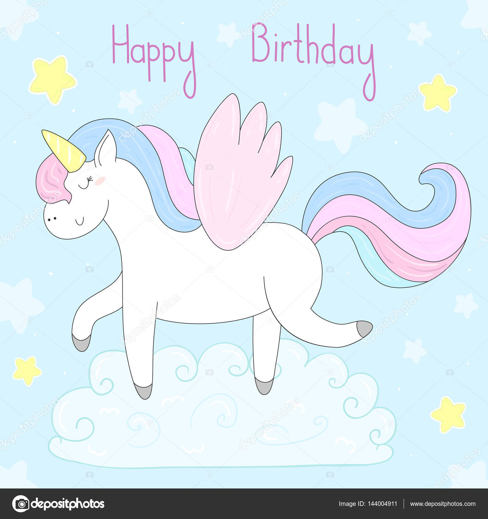 Joyeux anniversaire, petite licorne !