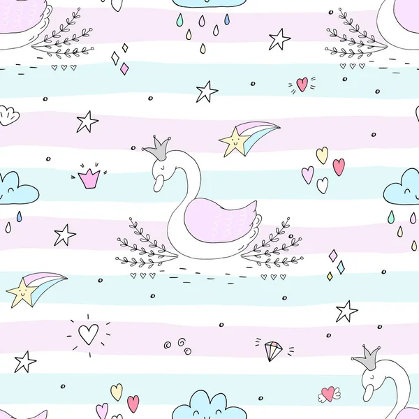 Niedlichen Hintergrund mit Cartoon-Wale. Babydusche. — Stockvektor