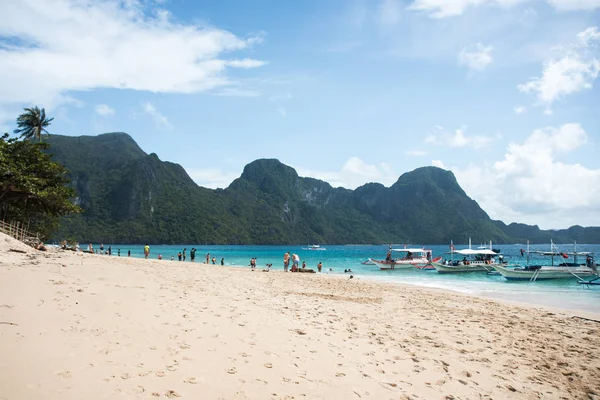 El Nido defne doğal Island view, Palawan, Filipinler