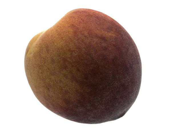 Fruta de pêssego em fundo branco — Fotografia de Stock