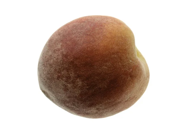 Fruta de pêssego em fundo branco — Fotografia de Stock