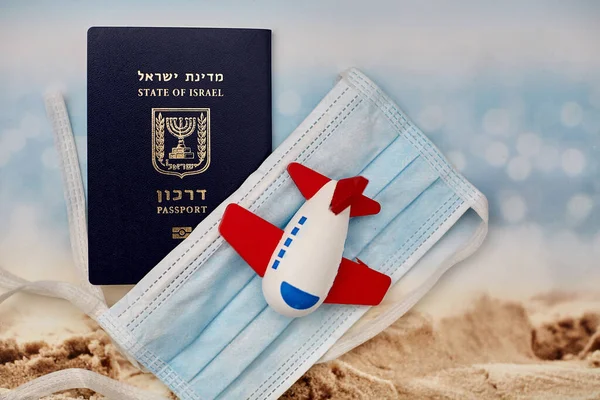 Israeli travel pass ban. quarantine concept — Stok fotoğraf