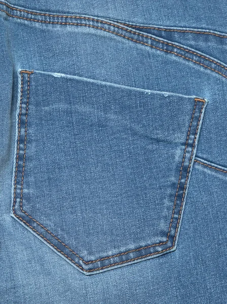 蓝色牛仔裤口袋或Denim口袋背景。 深蓝色牛仔裤口袋或牛仔口袋背景服装设计 — 图库照片