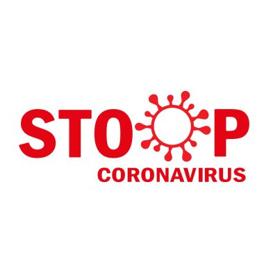Coronavirus. Roman Coronavirus Salgını. Coronavirus Hücresi. Coronavirus 'u durdurun. Salgın Risk Alarmı. Vektör illüstrasyonu