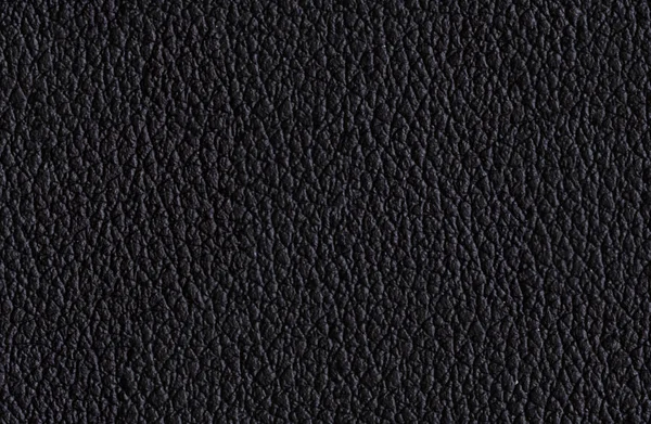 Textura de couro preto sem costura — Fotografia de Stock