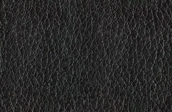 Nahtlose schwarze Ledertextur — Stockfoto