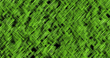 bir yandan mesh desen 3d çizim ile yeşil arka plan