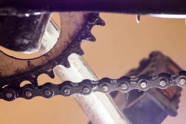 kirli Bisiklet zinciri