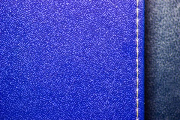 Cancelleria, quaderno blu come sfondo — Foto Stock