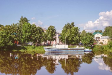 Vologda nehirde Vologda City, Rusya Federasyonu.