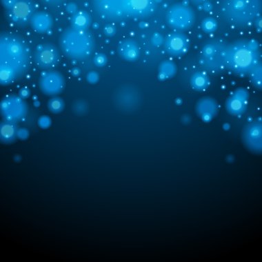 Soyut Işık Bokeh Arka Plan Vektör İllüstrasyon.