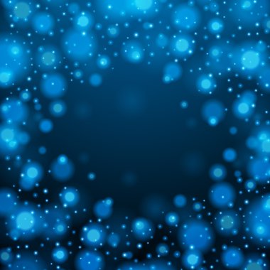 Soyut Işık Bokeh Arka Plan Vektör İllüstrasyon.