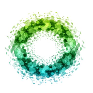 Soyut geometrik altıgen vektör arka plan.