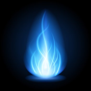 Alev arka ateş etmek siyah arka plan vektör çizim ışık. 