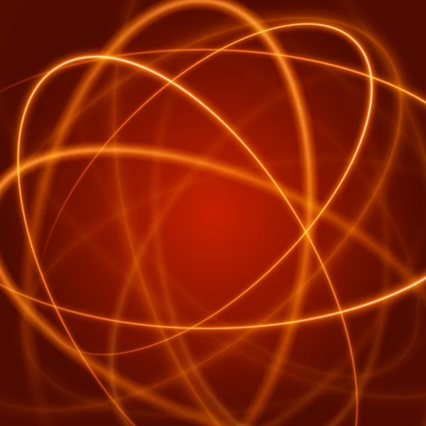 Luz suave ondas laranja linhas vetor abstrato fundo . — Vetor de Stock
