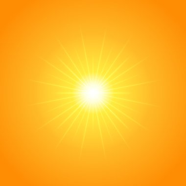 Lens ile güneş ışıkları şablonu ve vektör arka plan flare. 