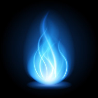 Alev arka ateş etmek siyah arka plan vektör çizim ışık. 