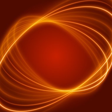 Yumuşak ışık turuncu dalgaları satırları vektör arka plan. 