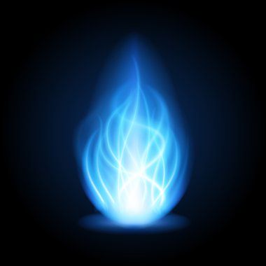 Alev arka ateş etmek siyah arka plan vektör çizim ışık. 