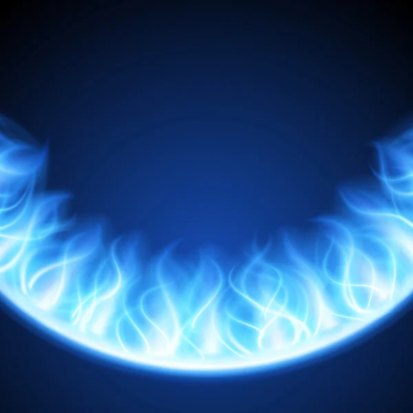 Lumière de flamme de feu abstraite sur fond noir illustration vectorielle . — Image vectorielle