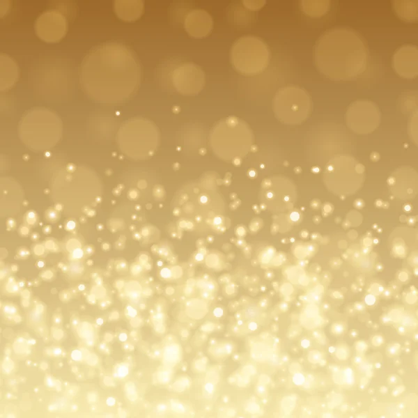 Аннотация Golden Light Bokeh Background Vector Illustration . — стоковый вектор