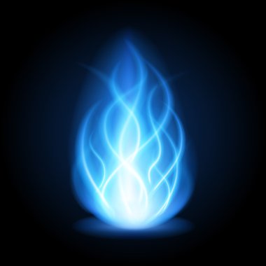 Alev arka ateş etmek siyah arka plan vektör çizim ışık. 