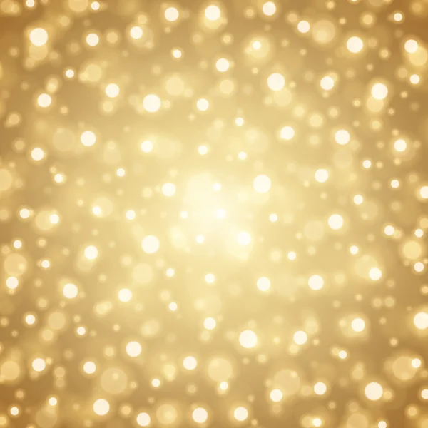 Аннотация Golden Light Bokeh Background Vector Illustration . — стоковый вектор