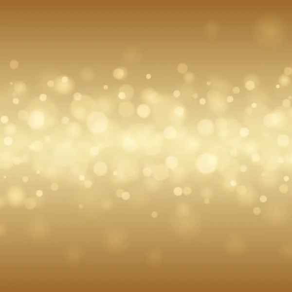 Аннотация Golden Light Bokeh Background Vector Illustration . — стоковый вектор