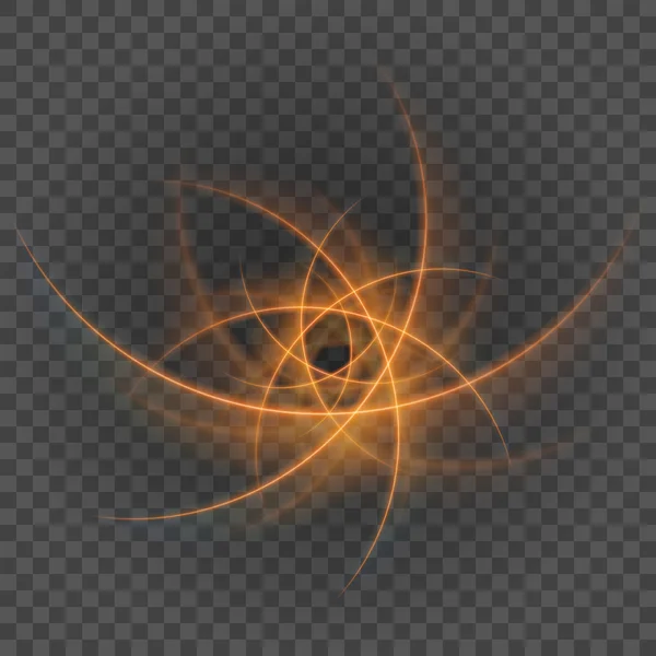 Sima világos narancssárga vonalak a áttetszőség háttér vektor illusztráció. — Stock Vector