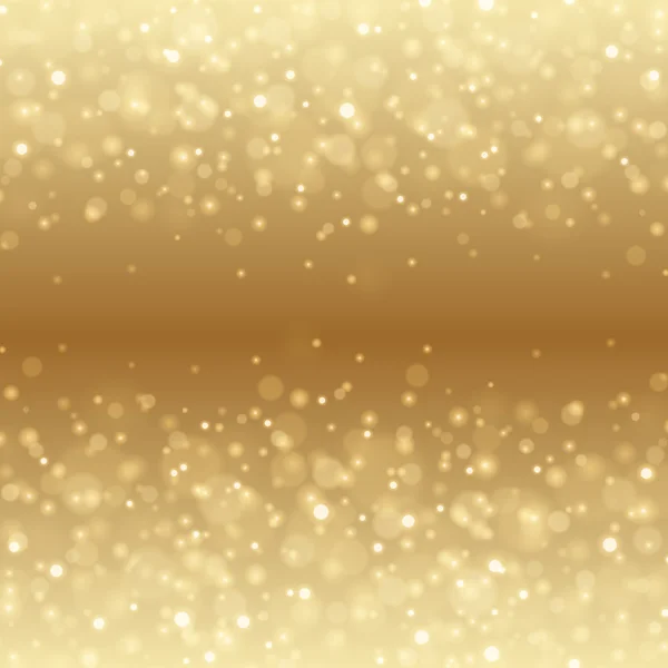 Аннотация Golden Light Bokeh Background Vector Illustration . — стоковый вектор