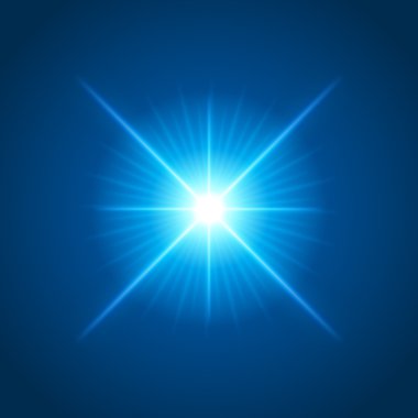 Lens ile güneş ışıkları şablonu ve vektör arka plan flare. 