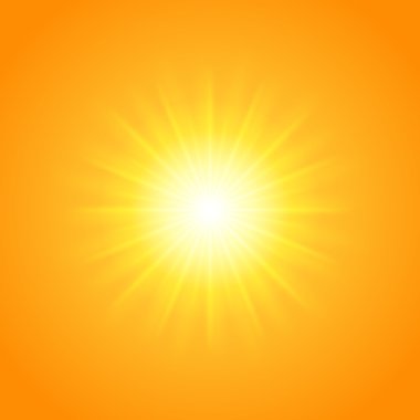 Lens ile güneş ışıkları şablonu ve vektör arka plan flare. 