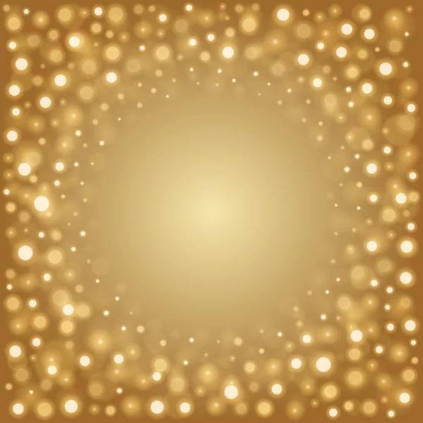 抽象的金色光散景背景矢量图. — 图库矢量图片