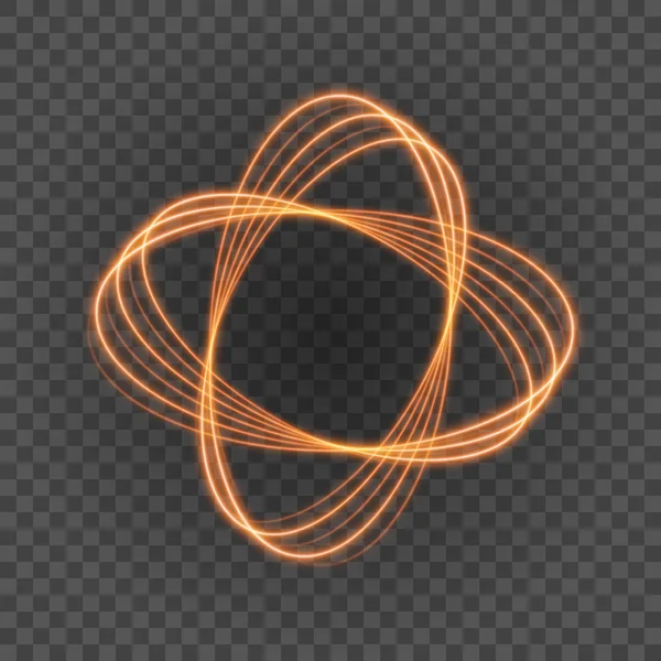 Απαλό φως πορτοκαλί γραμμές σε εικονογράφηση διάνυσμα φόντο διαφάνειας. — Διανυσματικό Αρχείο