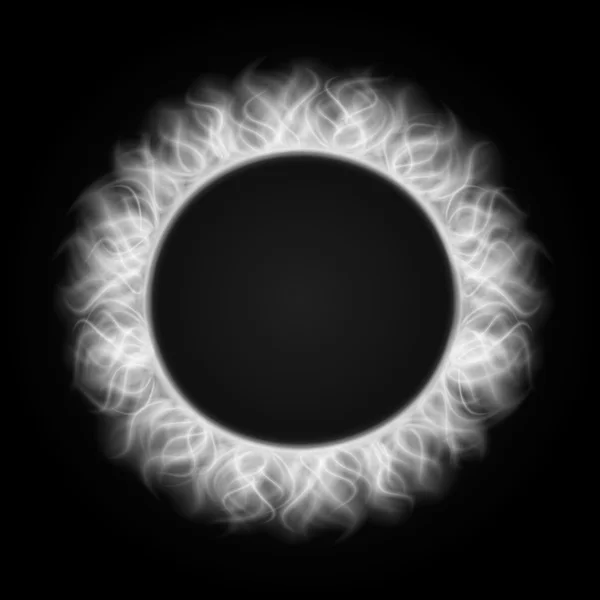 Abstrato fogo chama luz no fundo preto vetor ilustração . imagem vetorial  de verarokka.mail.ru© 213095616