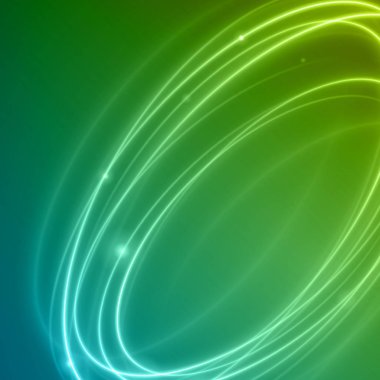 Yumuşak ışık mavi yeşil dalgaları satırları vektör arka plan. 