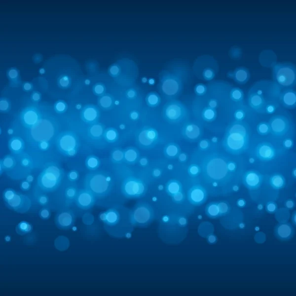 Аннотация Light Blue Bokeh Background Vector Illustration . — стоковый вектор