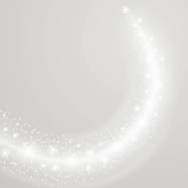 Bokeh gris clair scintille sur fond transparent illustration vectorielle . — Image vectorielle