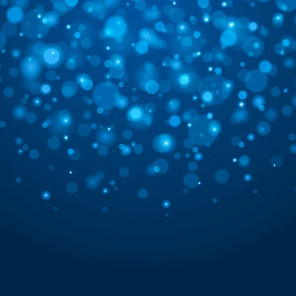 Аннотация Light Blue Bokeh Background Vector Illustration . — стоковый вектор