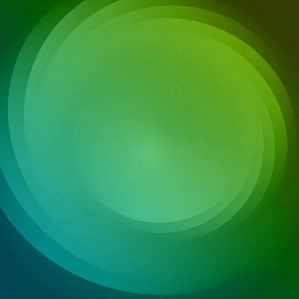 Slät blå grön ljusvågor linjer vektor abstrakt bakgrund. — Stock vektor
