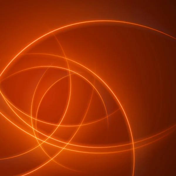 Suave luz naranja ondas líneas vector fondo abstracto . — Vector de stock