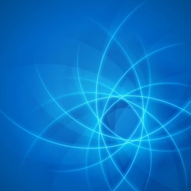 Yumuşak ışık mavi dalgalar satırları vektör arka plan.