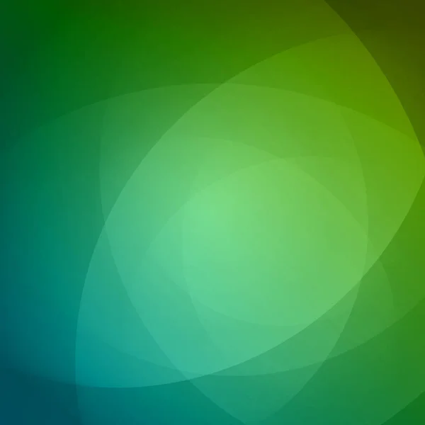 Slät blå grön ljusvågor linjer vektor abstrakt bakgrund. — Stock vektor