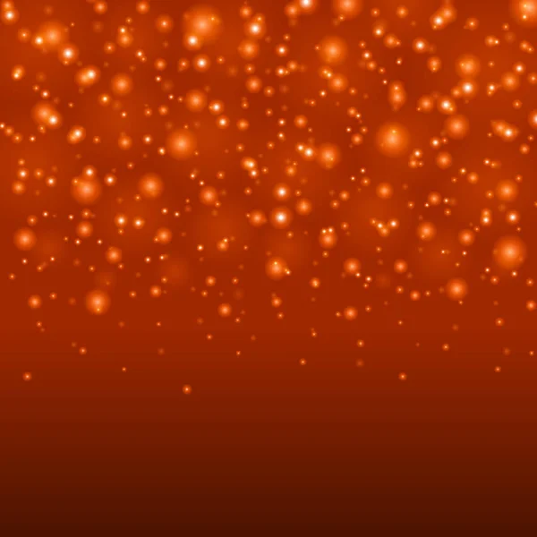 Abstrato luz laranja Bokeh fundo Vector Ilustração . — Vetor de Stock