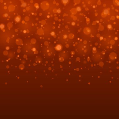Arka ışık turuncu Bokeh plan vektör çizim.