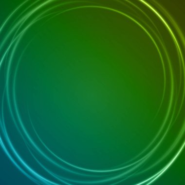 Yumuşak ışık mavi yeşil dalgaları satırları soyut bacground vektör.