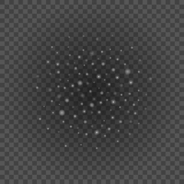 Saydam arka plan vektör çizim üzerinde bokeh açık gri parıldıyor